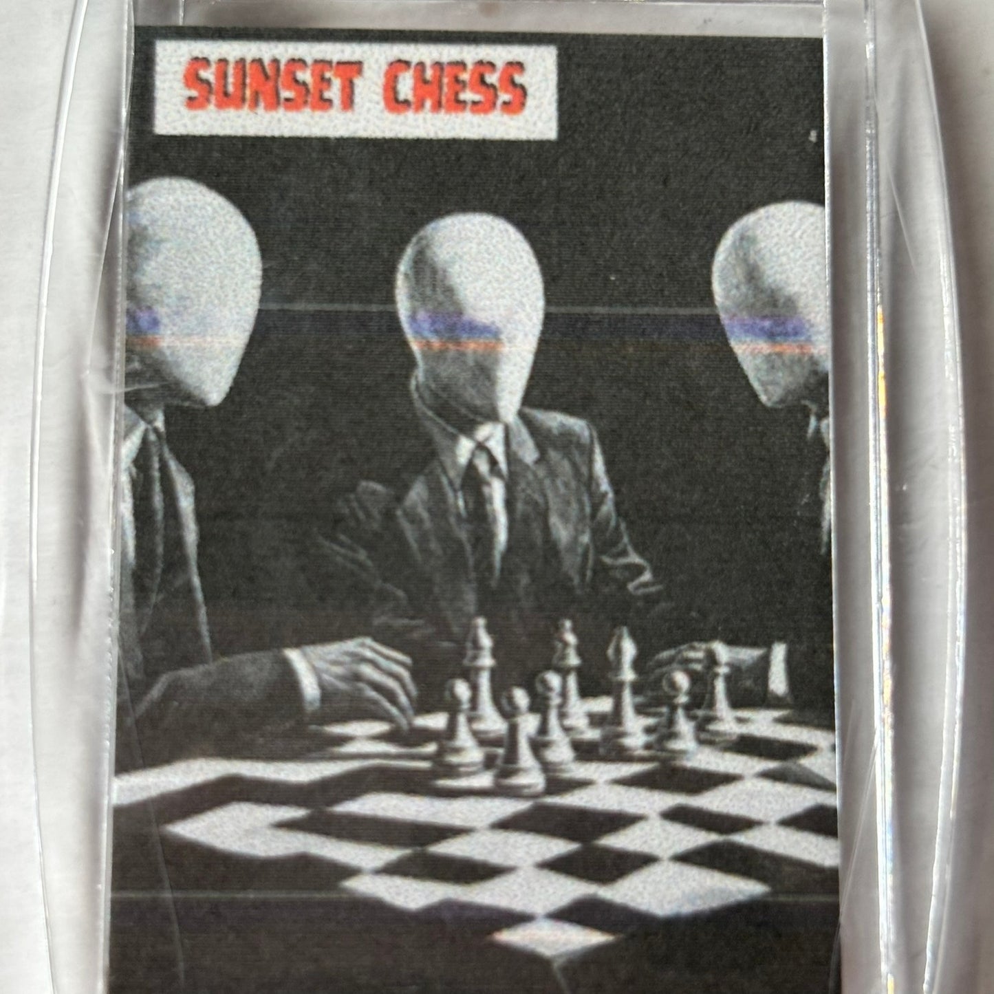 Smooth Faces - Chess  Photo Keychain