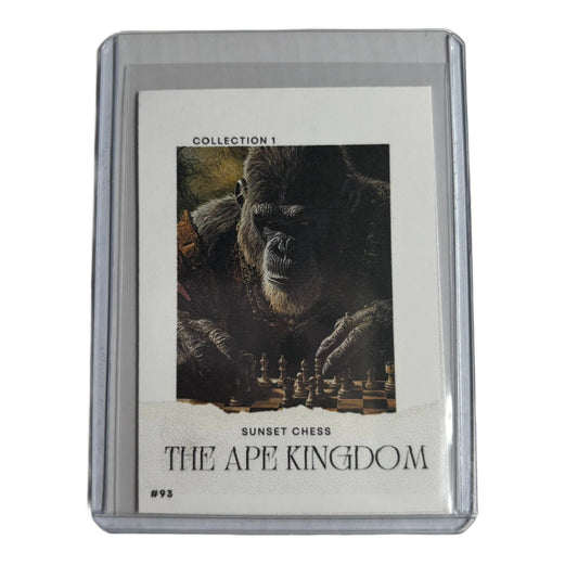 The Ape Kingdom Collection 1 Card #93 - Scrapbook Trading Card