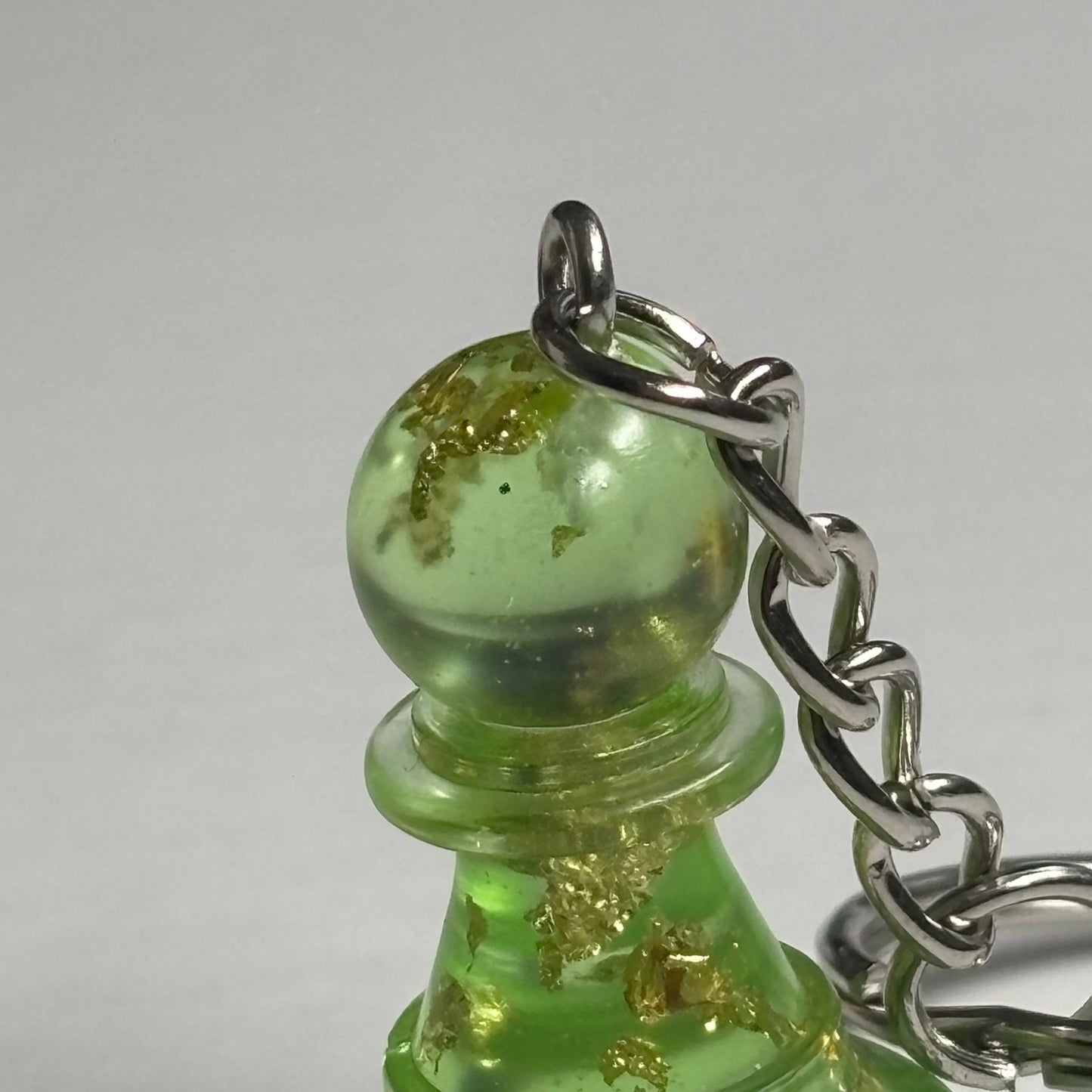 Green Pawn - Handmade Resin Keychain