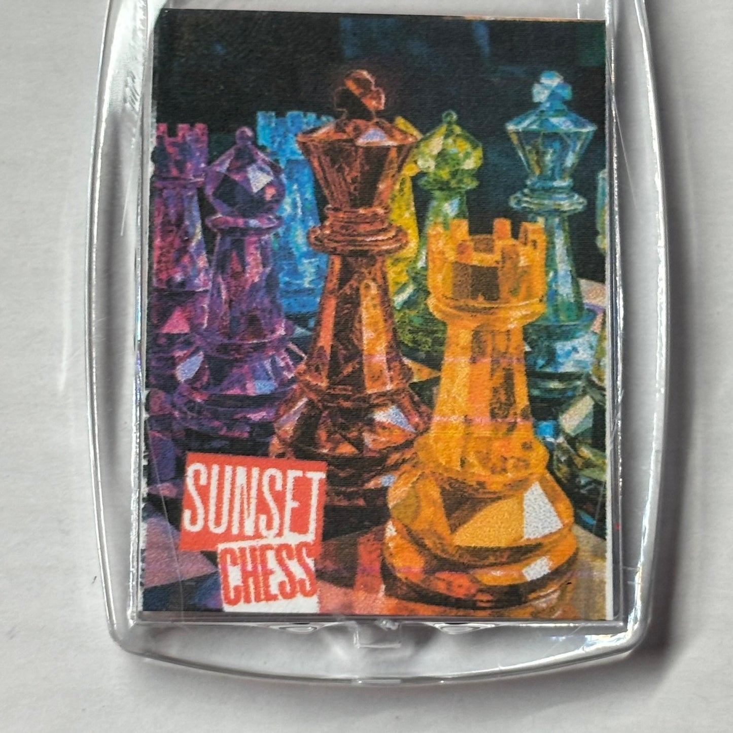 Diverse Colors - Chess  Photo Keychain