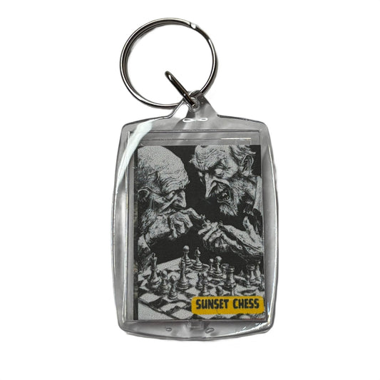 Grumpy Heads - Chess  Photo Keychain