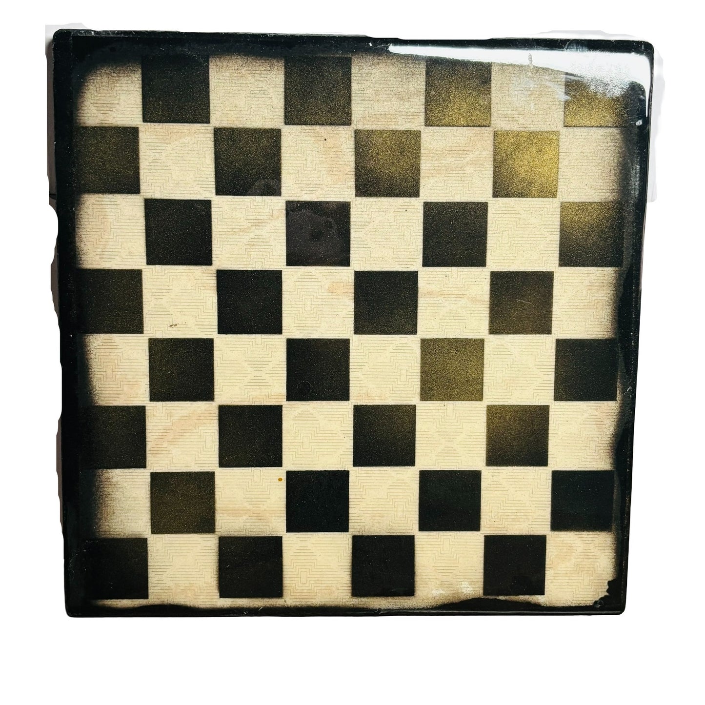Simple Cream - Resin Coated Chess Board