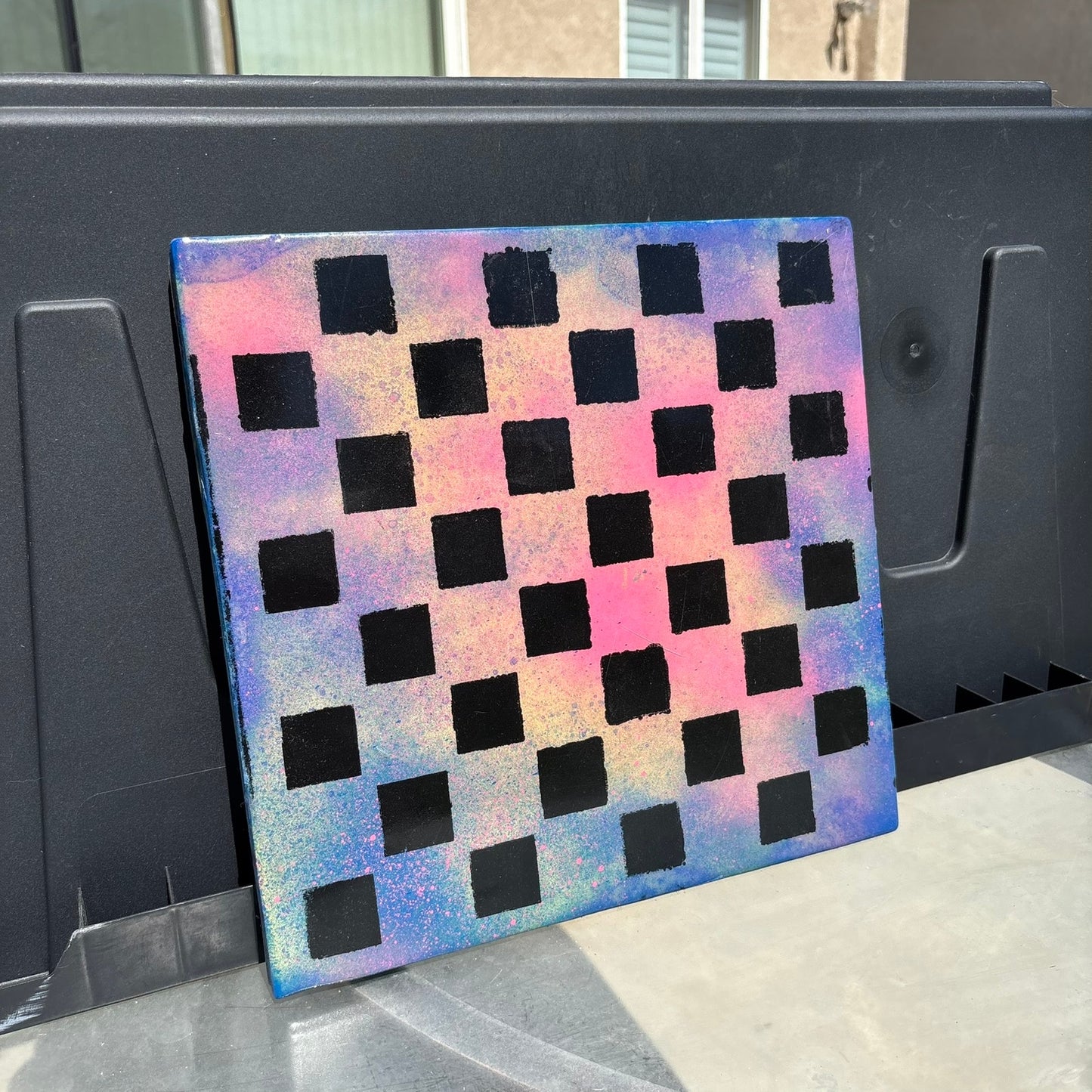Galaxy Purple - Resin Coated Chess Board