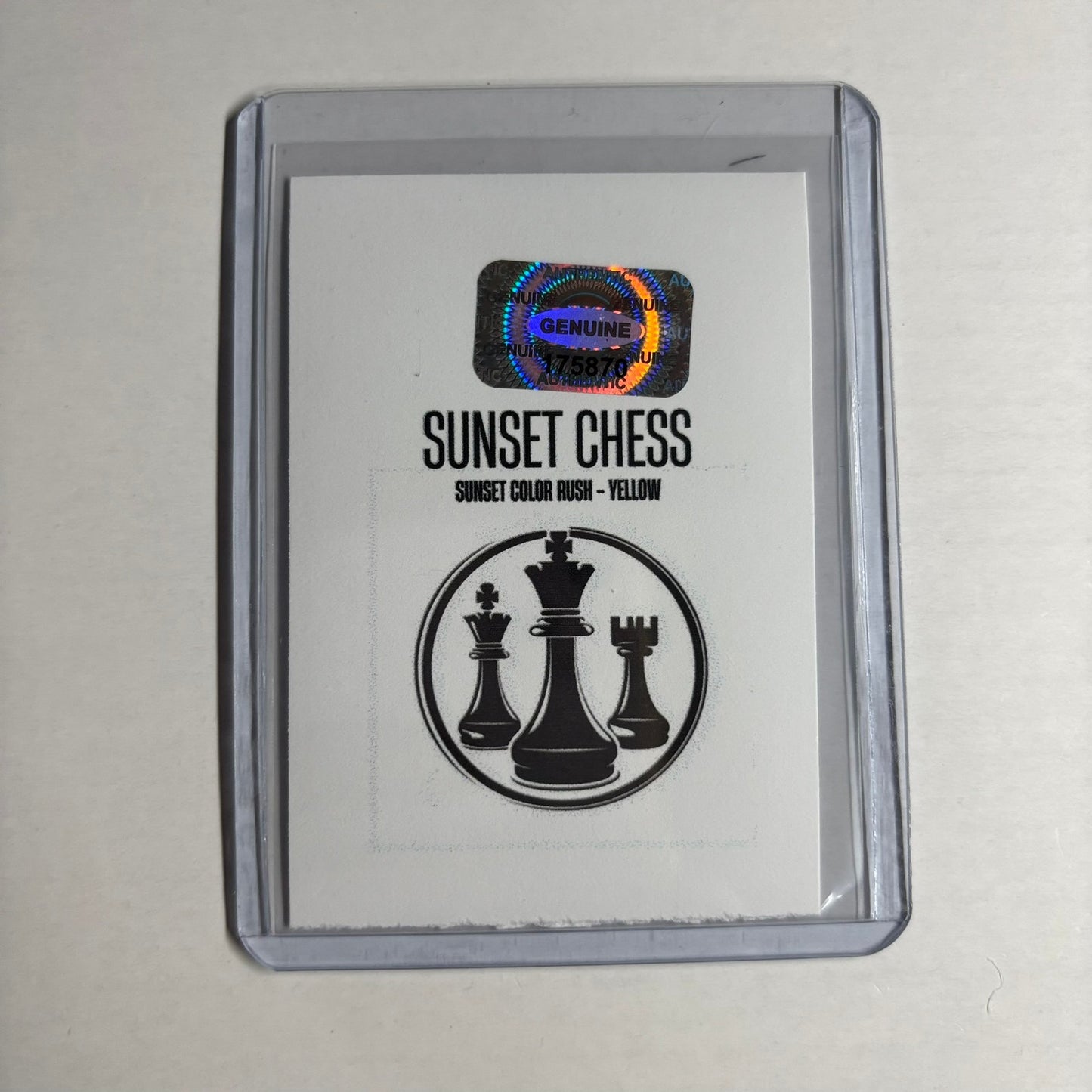 Yellow Collection - Trading Card