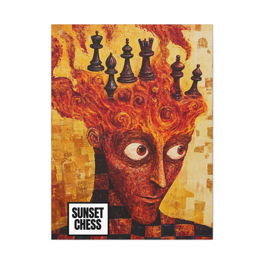 Mind On Fire - Canvas Chess Print 30"x40"