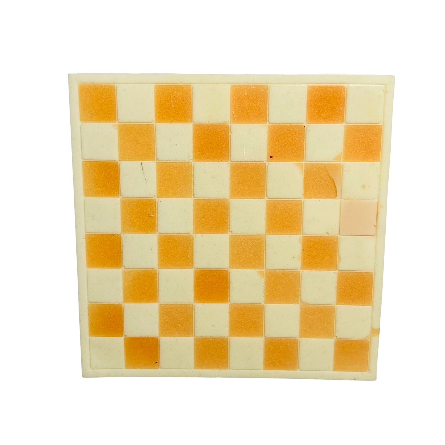 Orange & White - Resin Chess Board