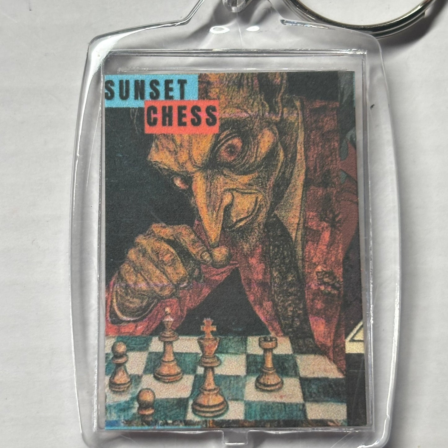 Dark Vampire - Chess  Photo Keychain