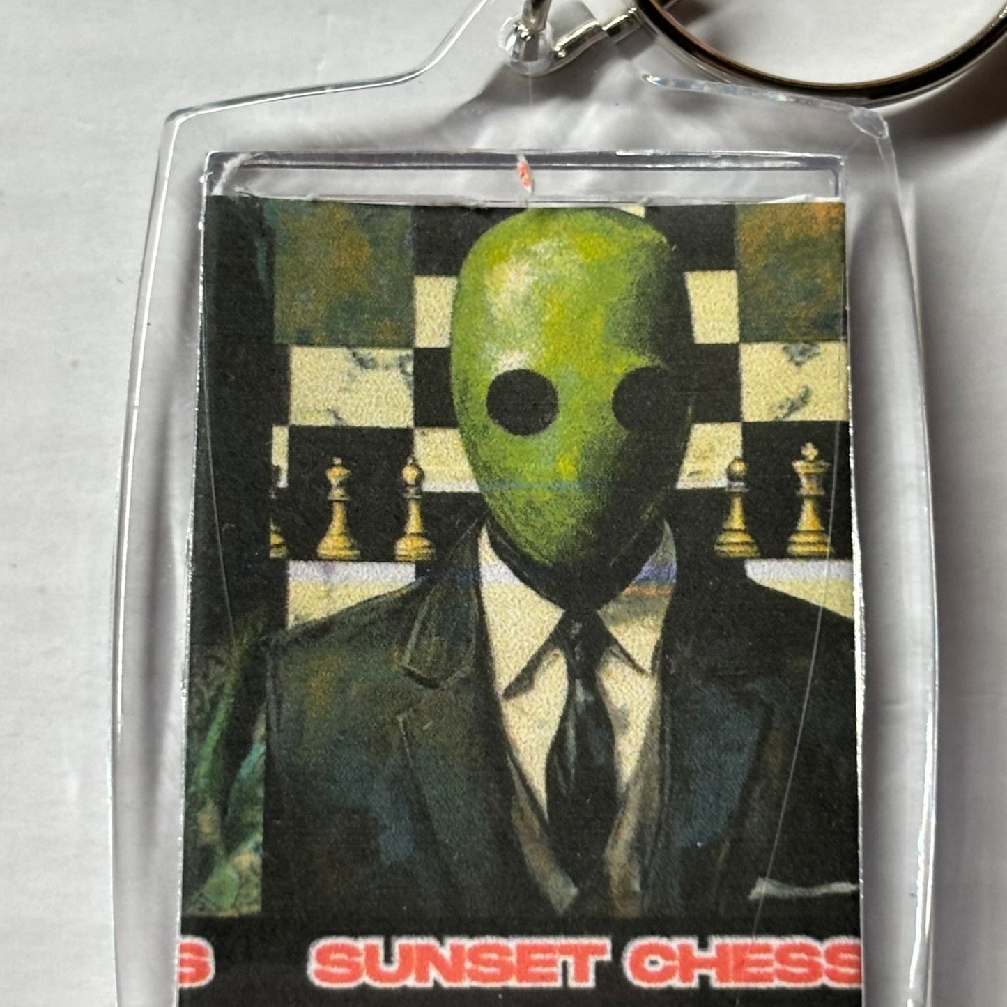 Pair Head - Chess  Photo Keychain