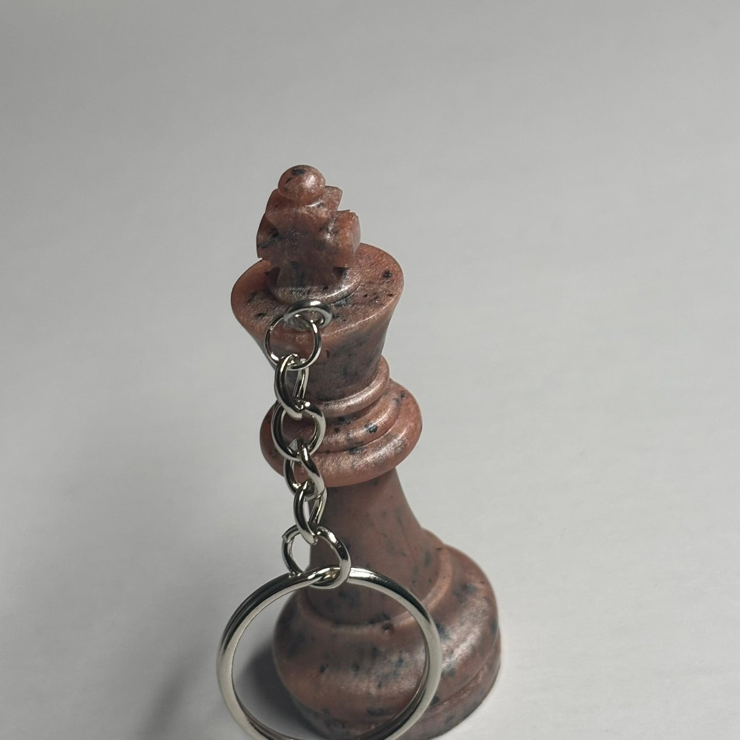 Brown Spotted King - Handmade Resin Keychain