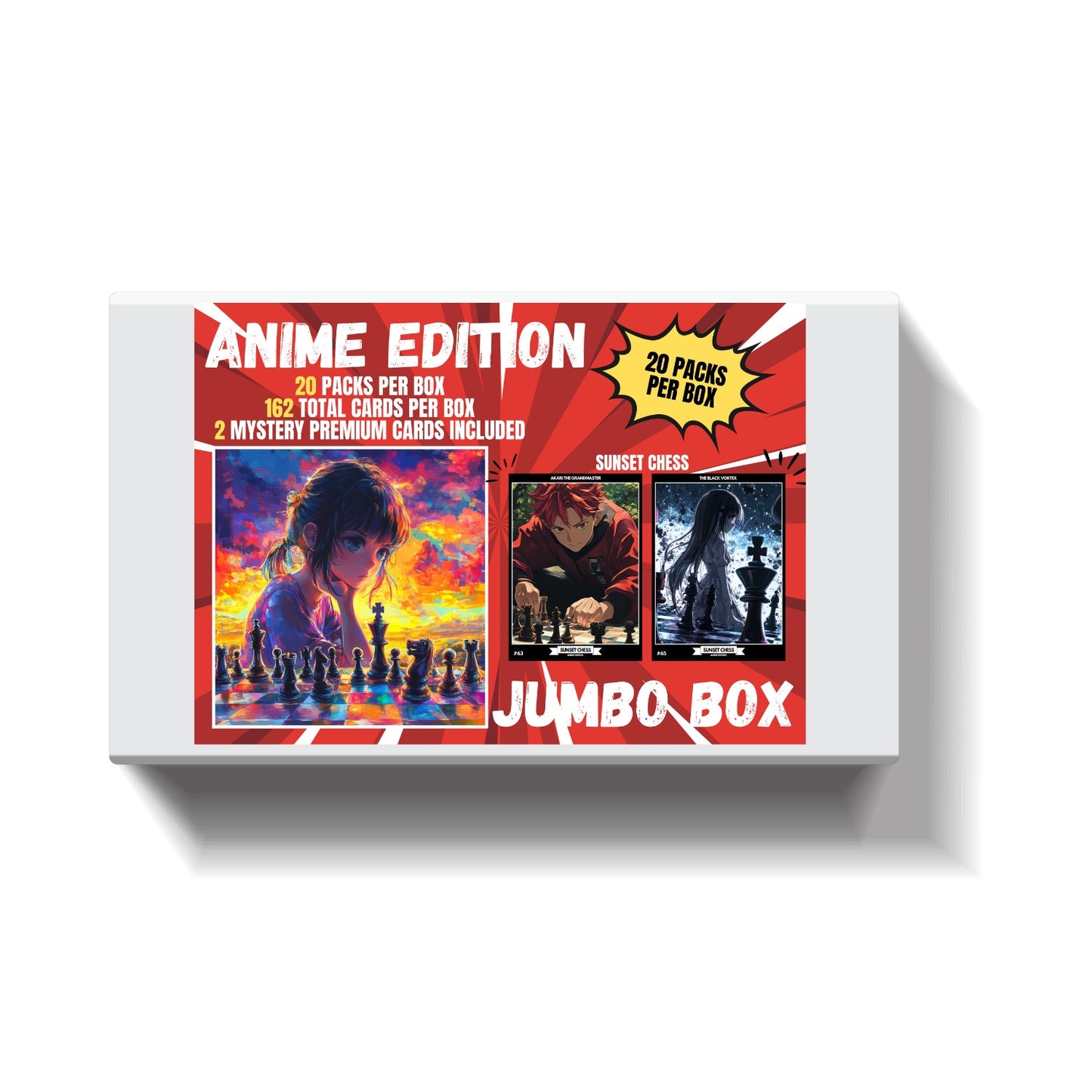 Anime Jumbo Box Pack - Chess Trading Cards