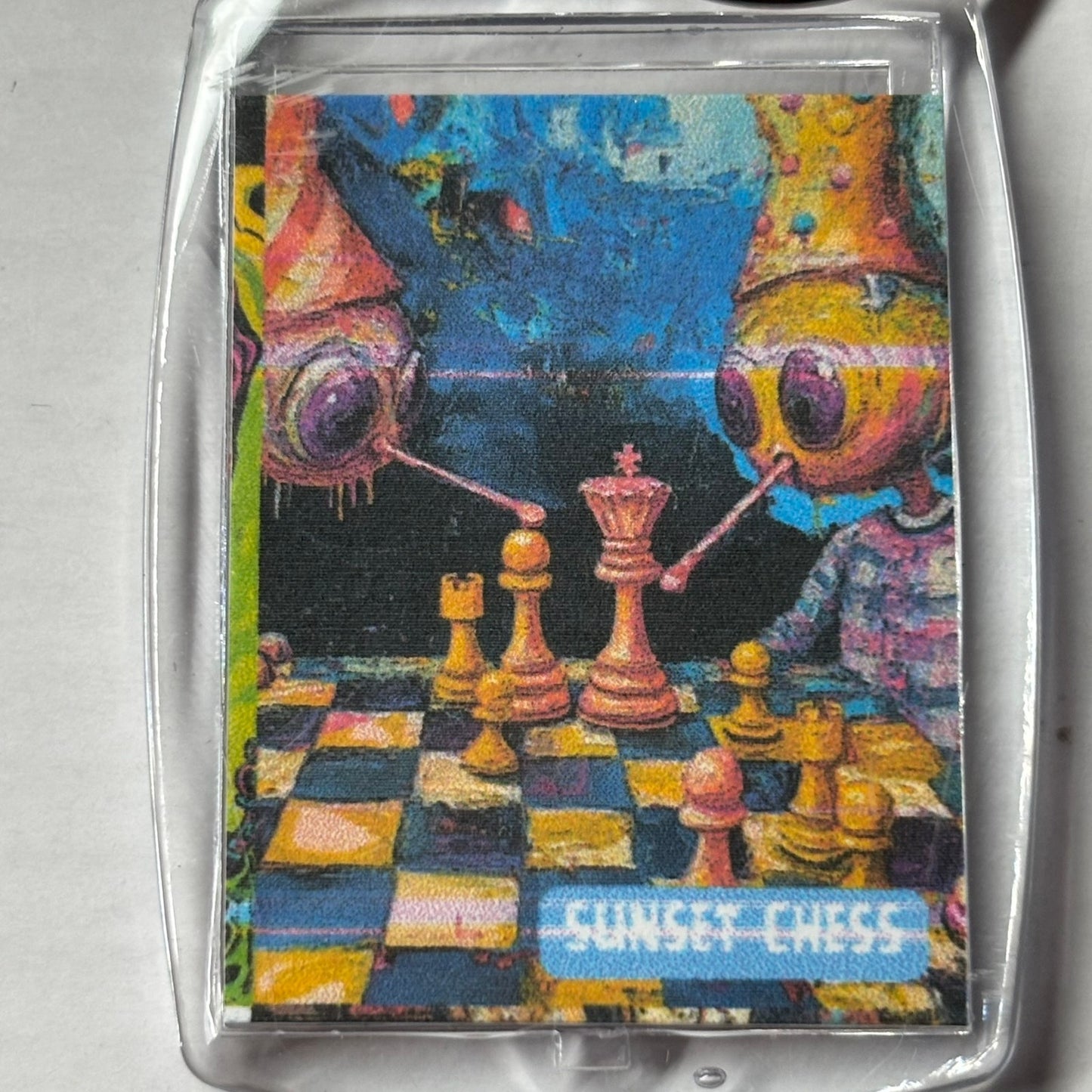 Fantasy Game - Chess  Photo Keychain