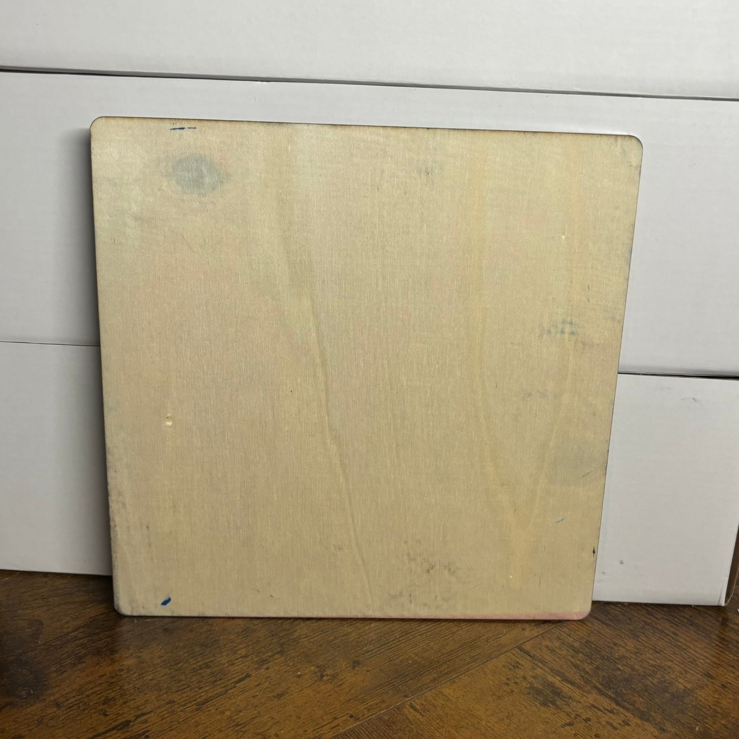 Chrome Blue - Painted Thin Wooden Chess Board