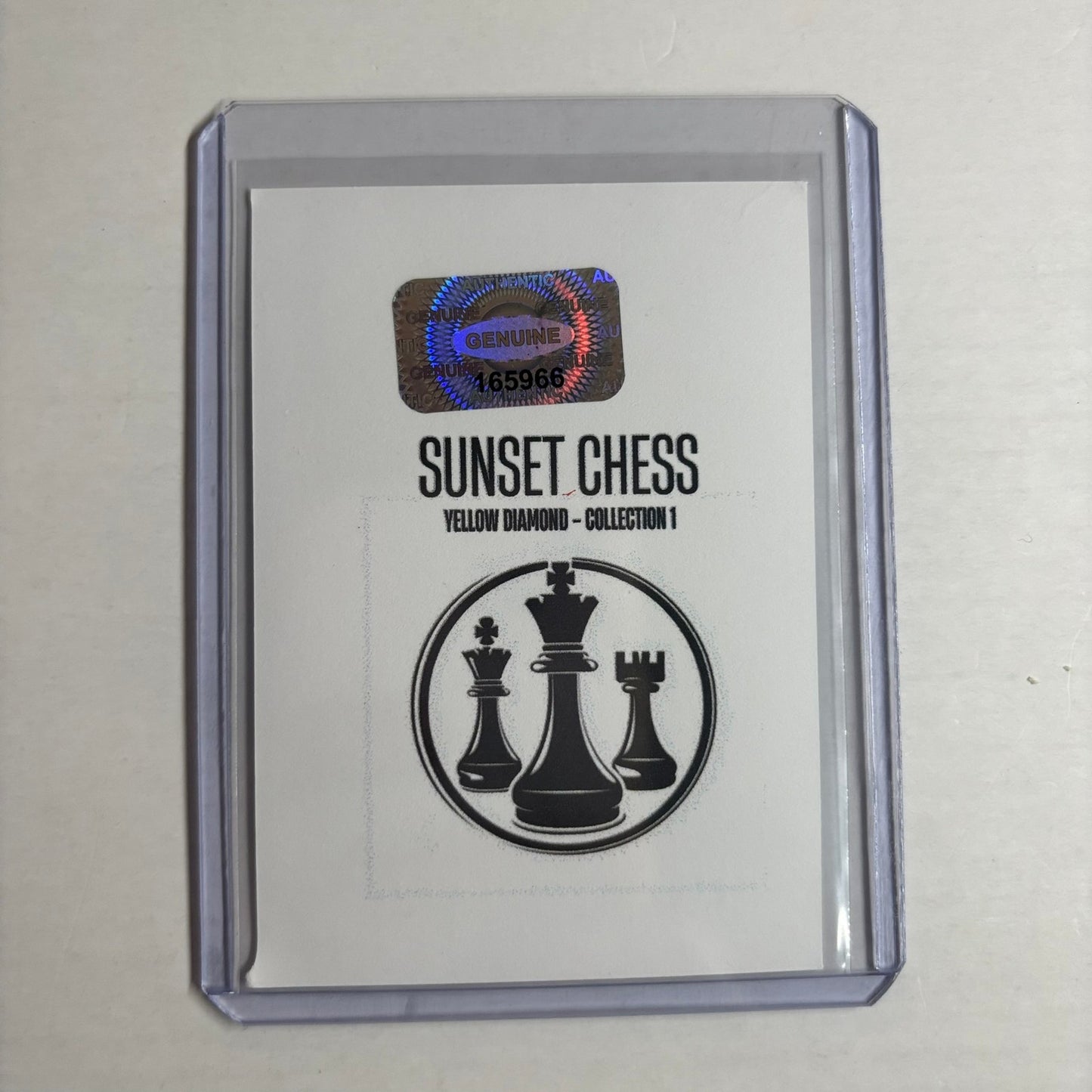 Yellow Diamond Collection 1 - Trading Card