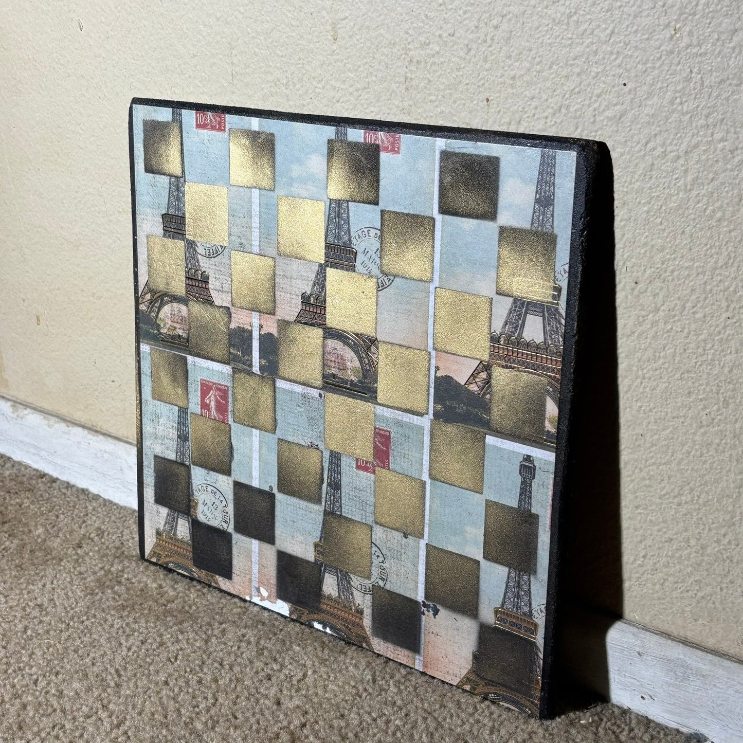 Vintage City - Scrapbook Chess Board