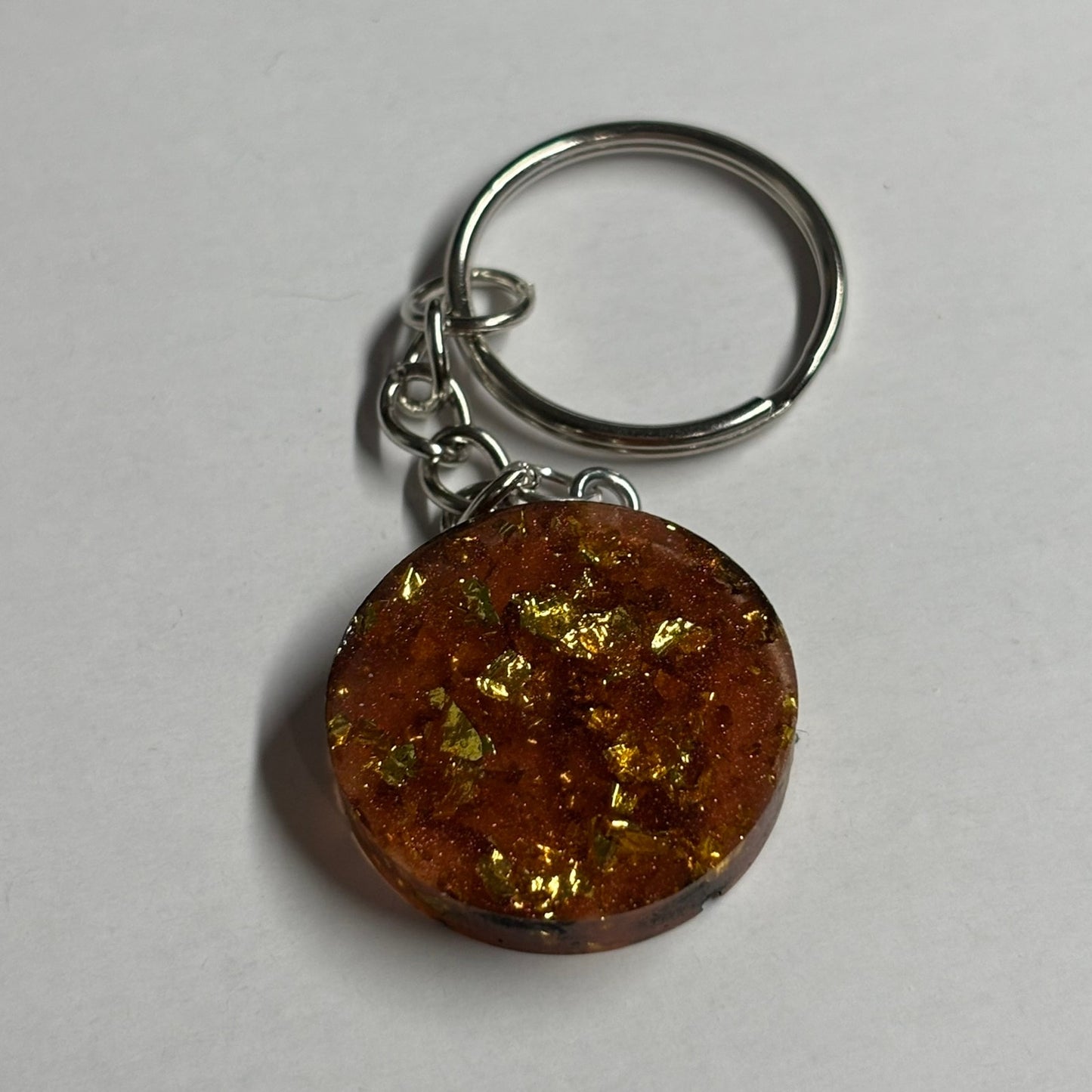Royal Amber Knight - Handmade Resin Keychain