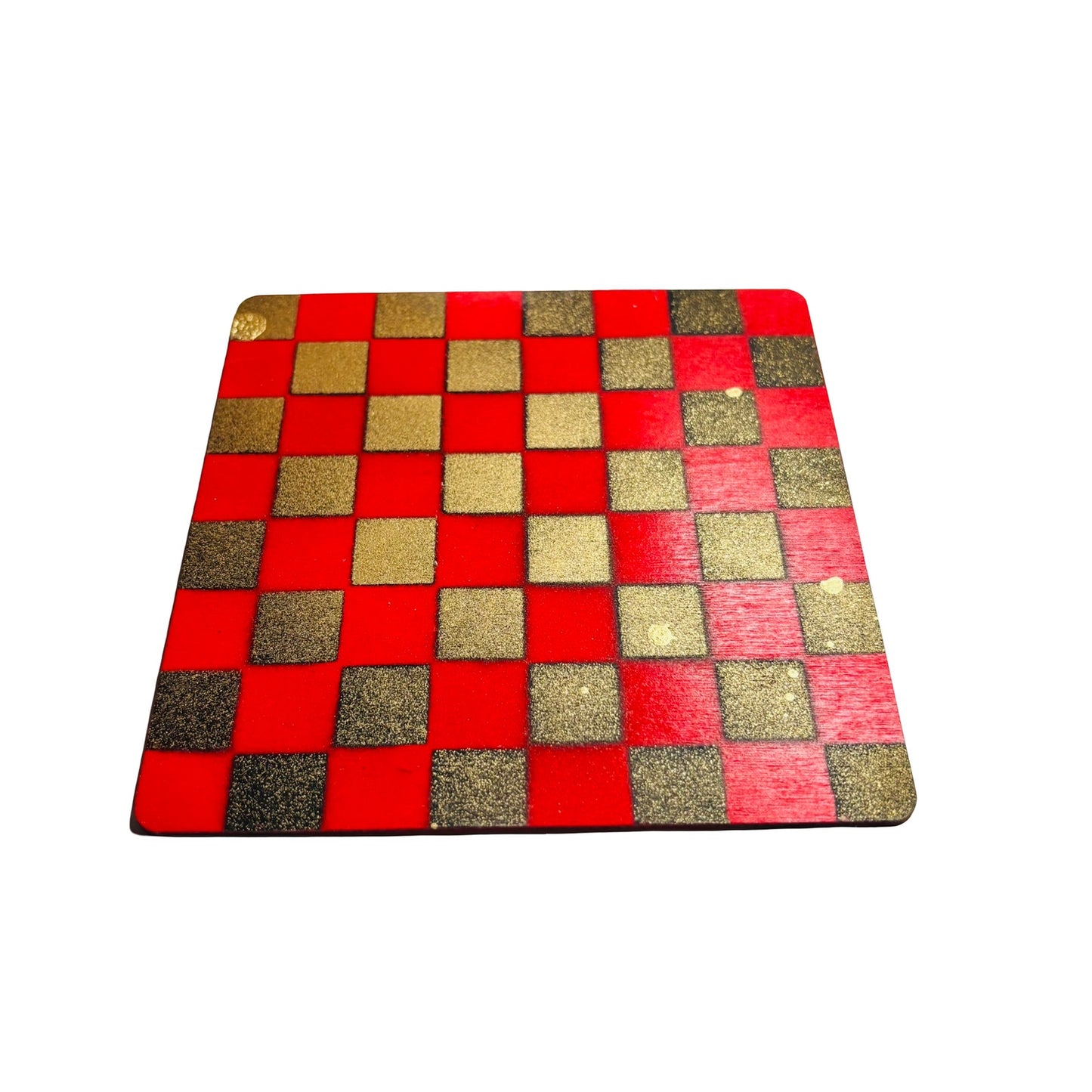 Cherry Red Gold - Mini Chess Set