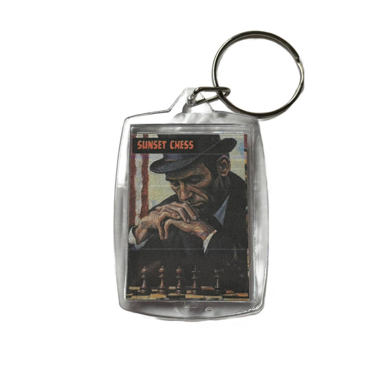 Lincoln - Chess  Photo Keychain