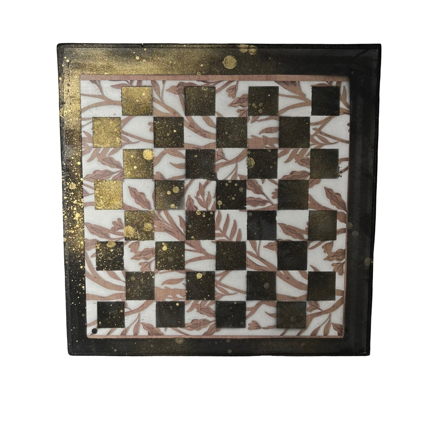 Golden Brown - Scrapbook Chess Board
