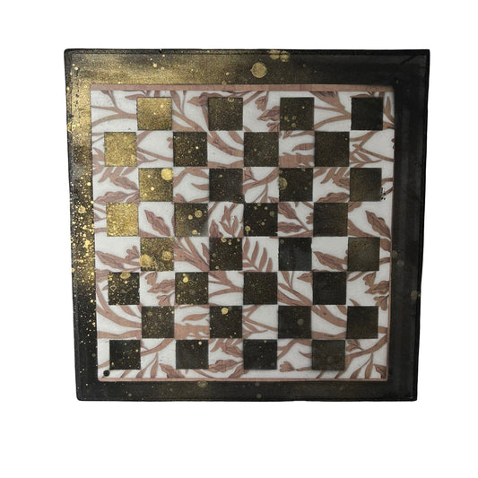 Golden Brown - Scrapbook Chess Board