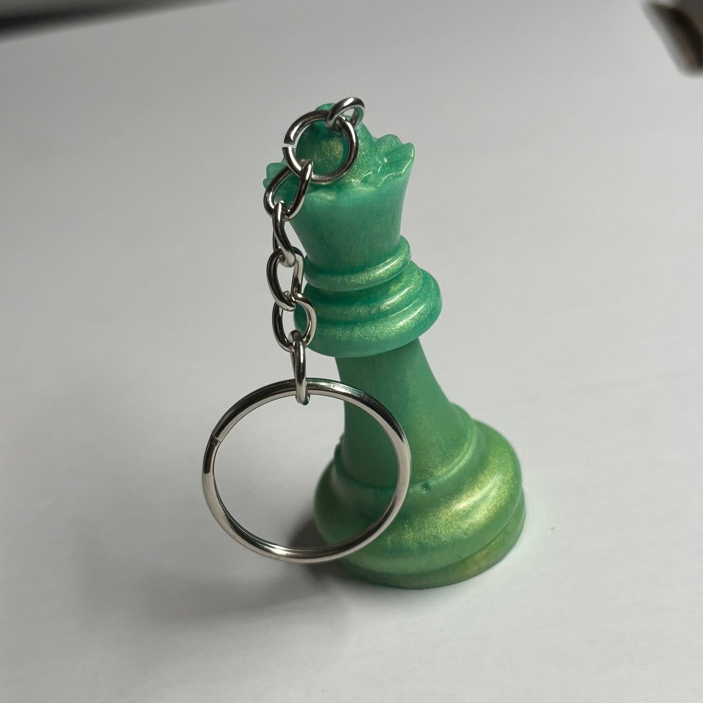 Green Queen - Handmade Resin Keychain