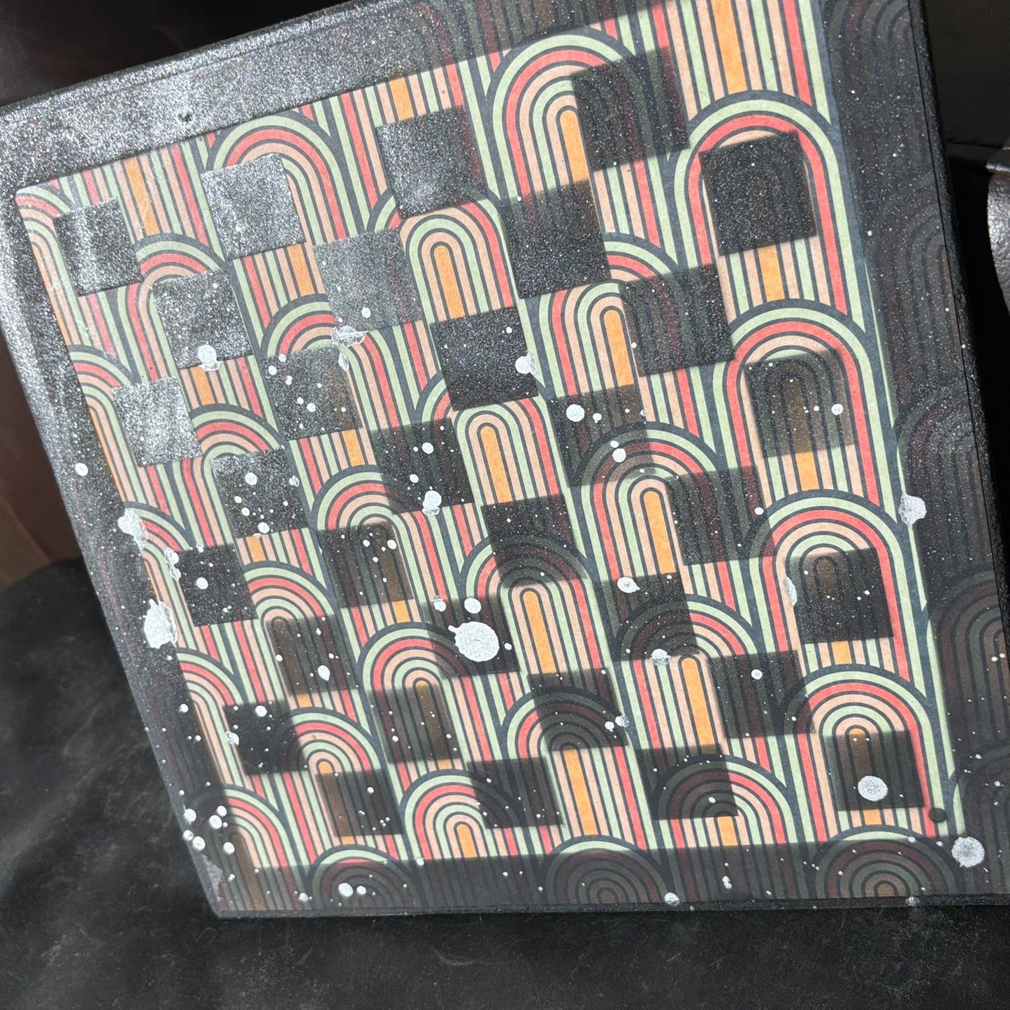 The 70's Vibes - Scrapbook Chess Board