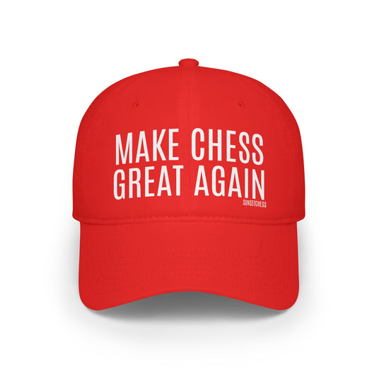 Make Chess Great Again - Sunset Chess Baseball Cap