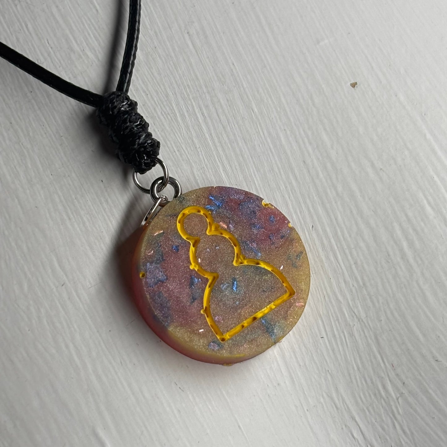 Vintage Pawn Mix - Handmade Resin Chess Necklace
