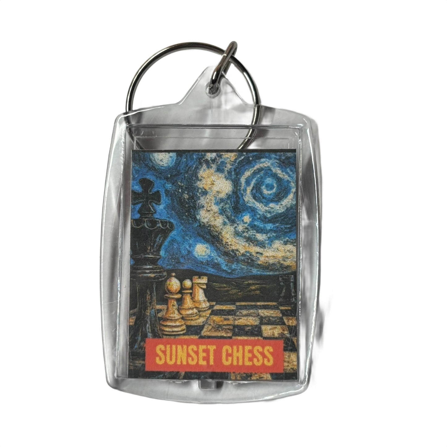 Beautiful Skies - Chess  Photo Keychain