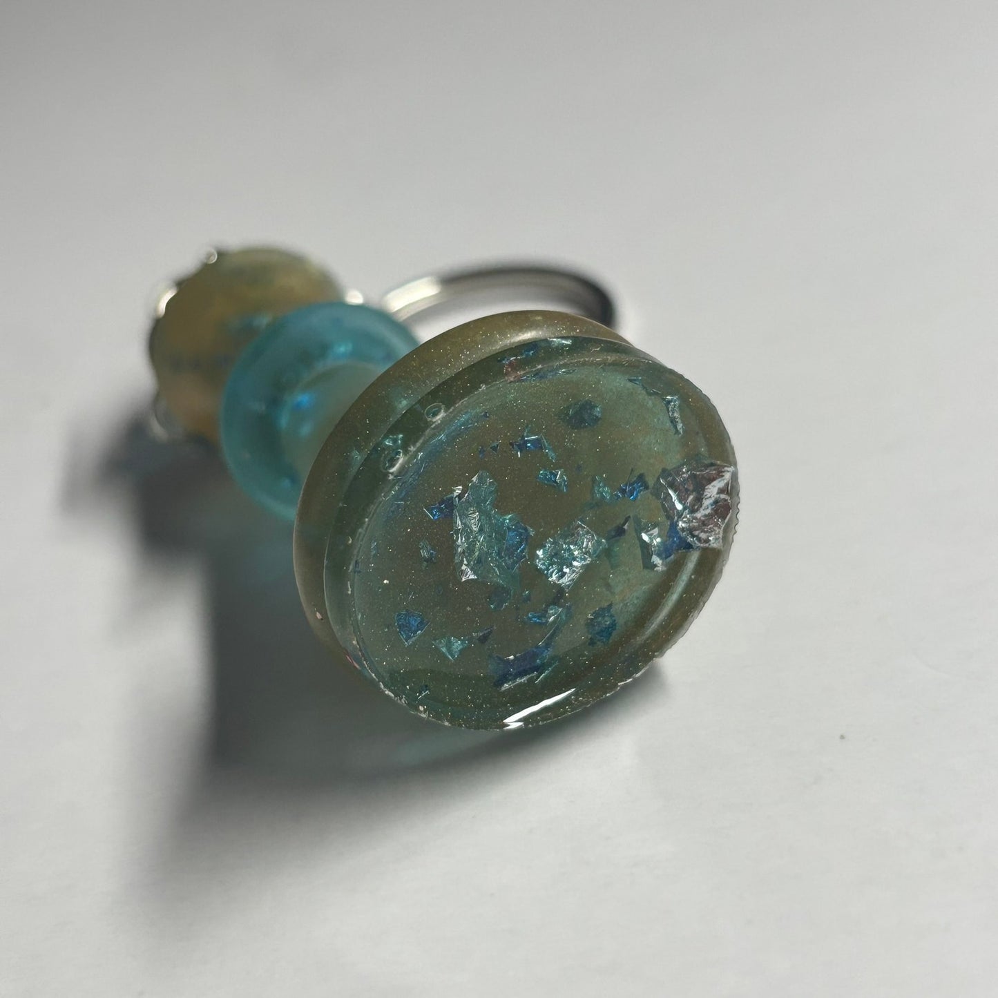 Ocean Beach King - Handmade Resin Keychain