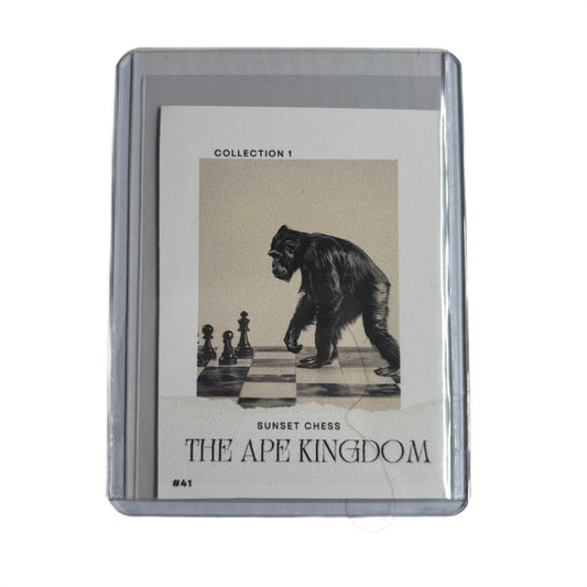 The Ape Kingdom Collection 1 Card #41 - Scrapbook Trading Card
