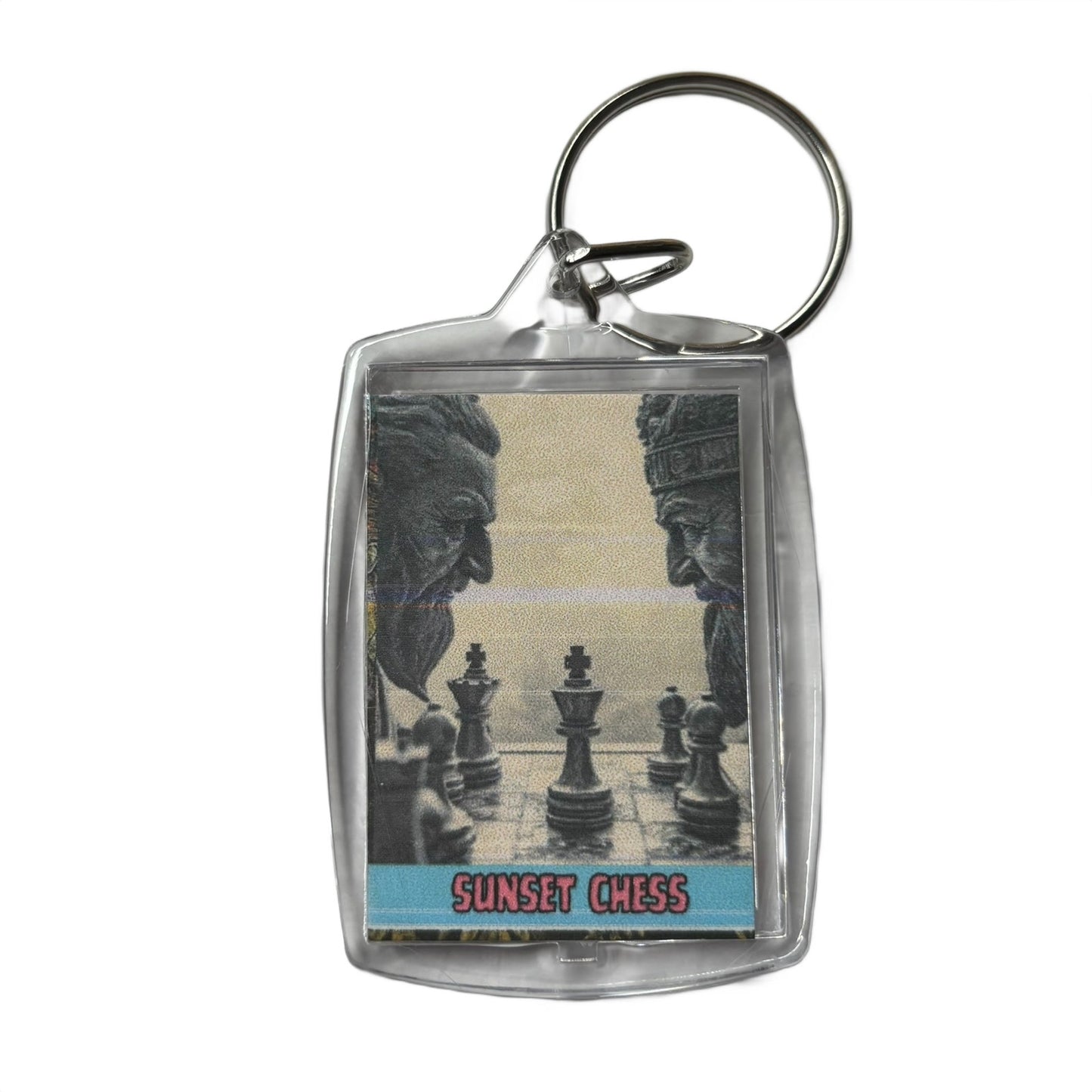 Rivalry - Chess  Photo Keychain