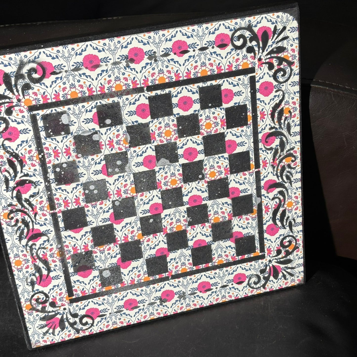 Vintage Royal - Scrapbook Chess Board