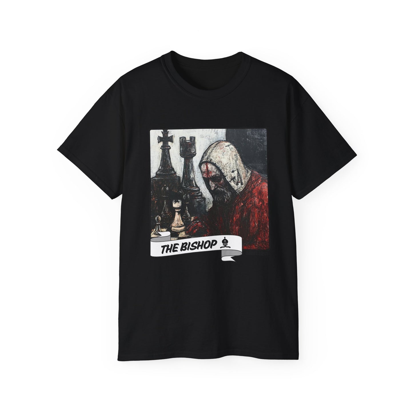 A Bishop's Night - Black Chess T Shirt