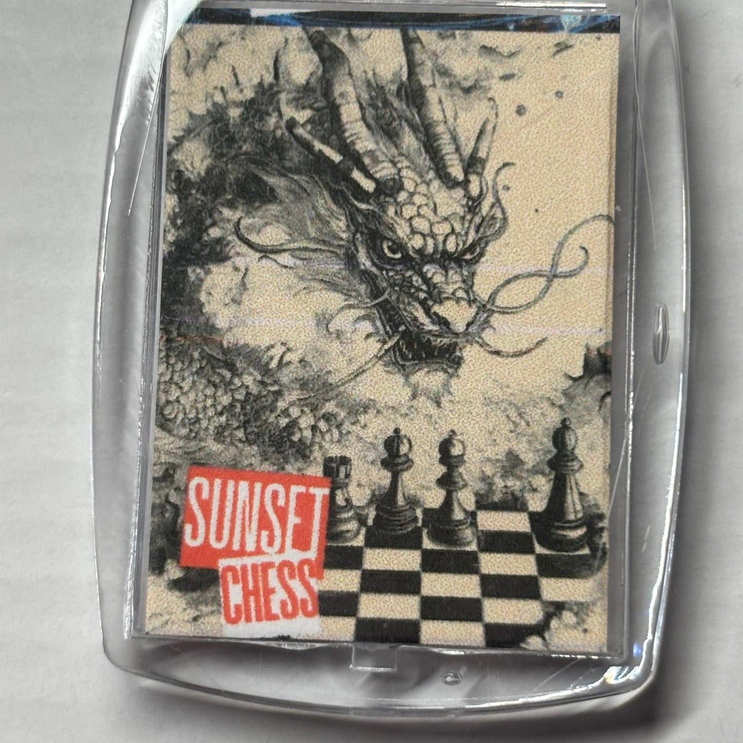 Chinese Dragon - Chess  Photo Keychain