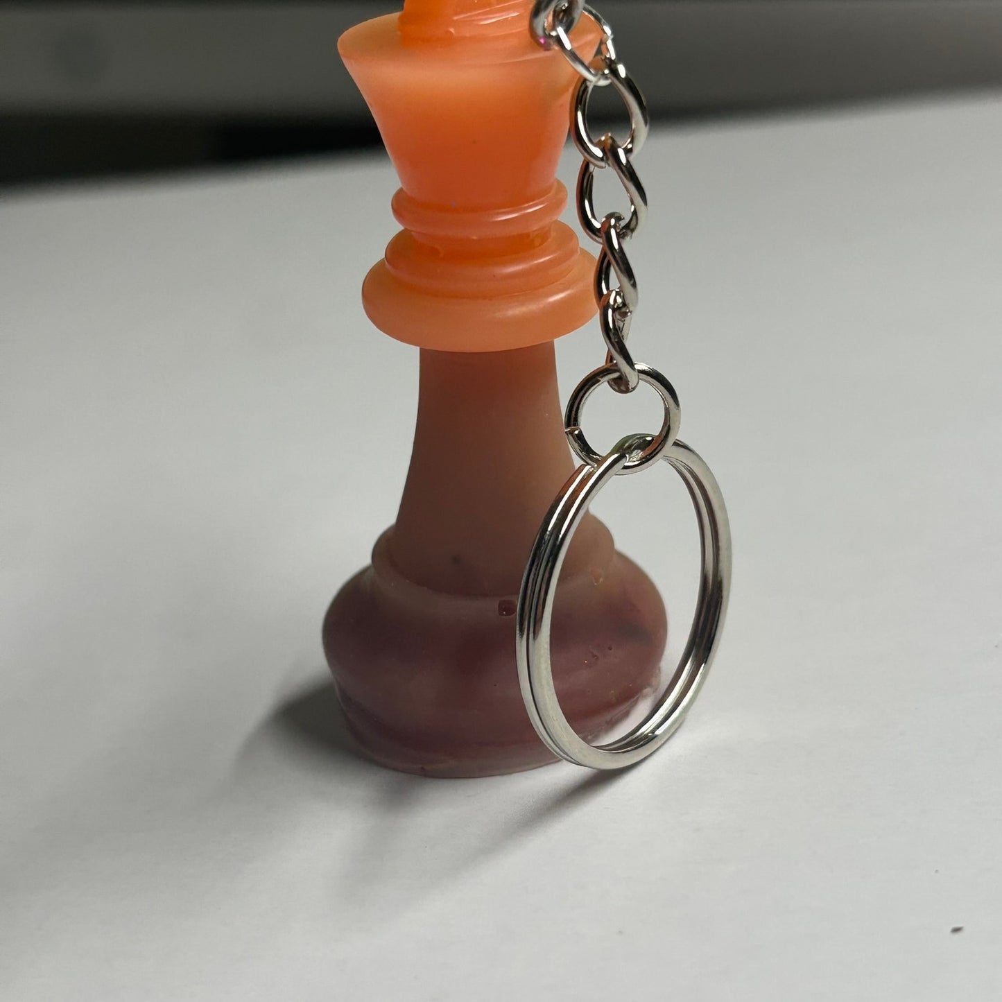 Orange Brown king - Handmade Resin Keychain