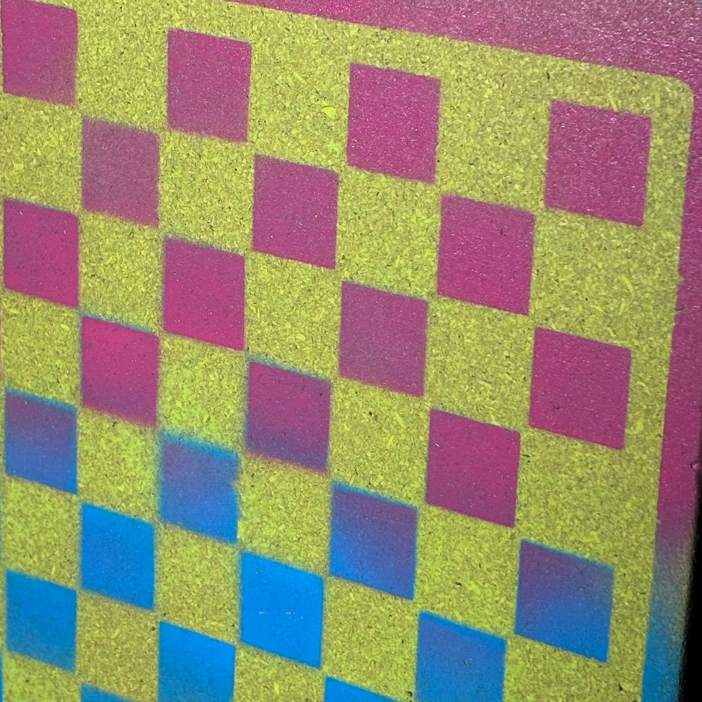 Neon Colors - Painted Chess Board