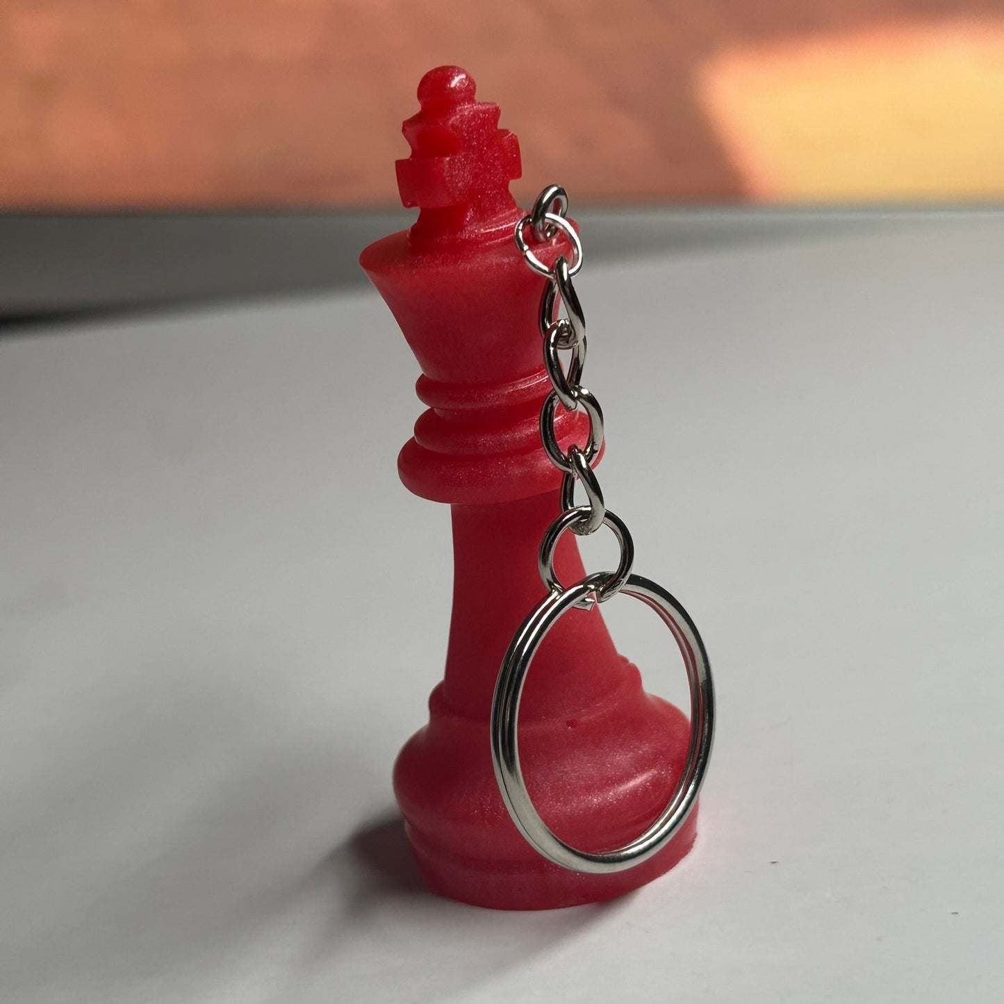 The Red King - Handmade Resin Keychain