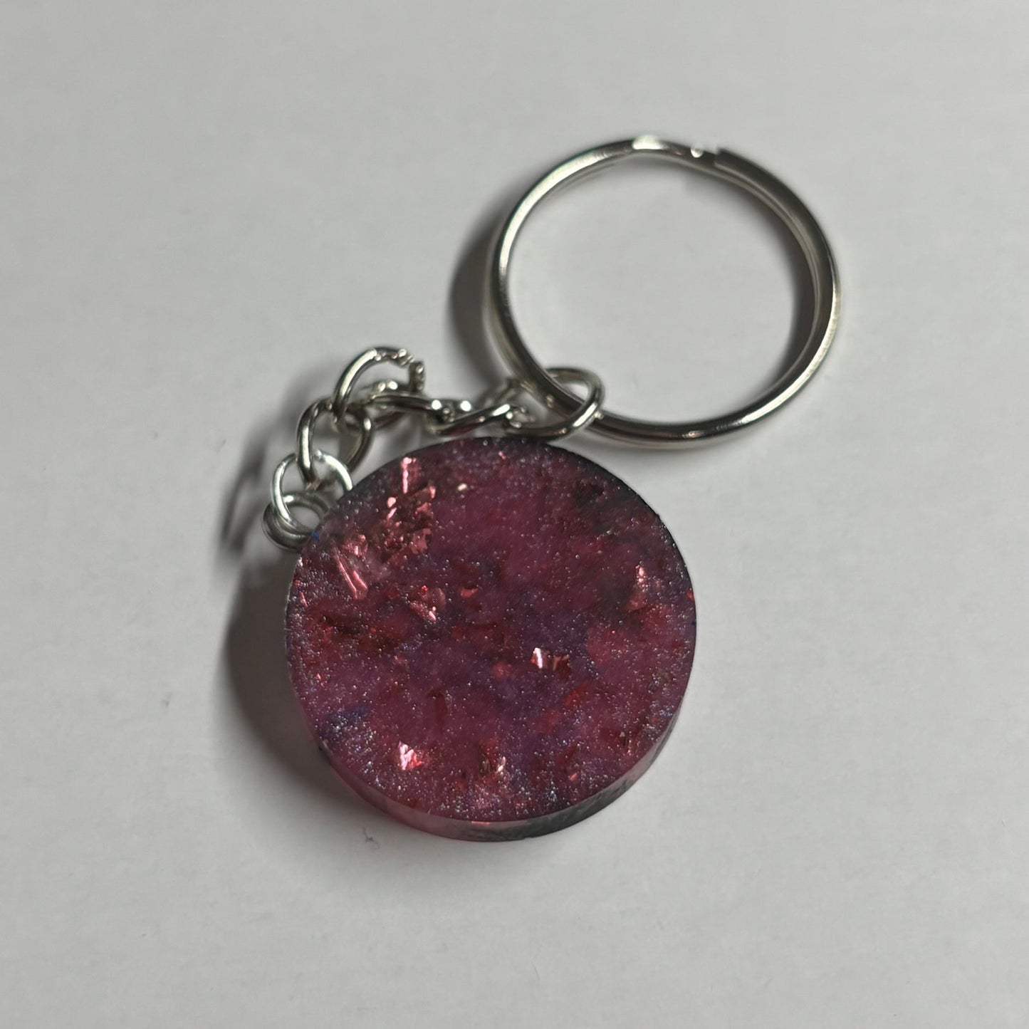 Dark Purple Bishop - Handmade Resin Keychain