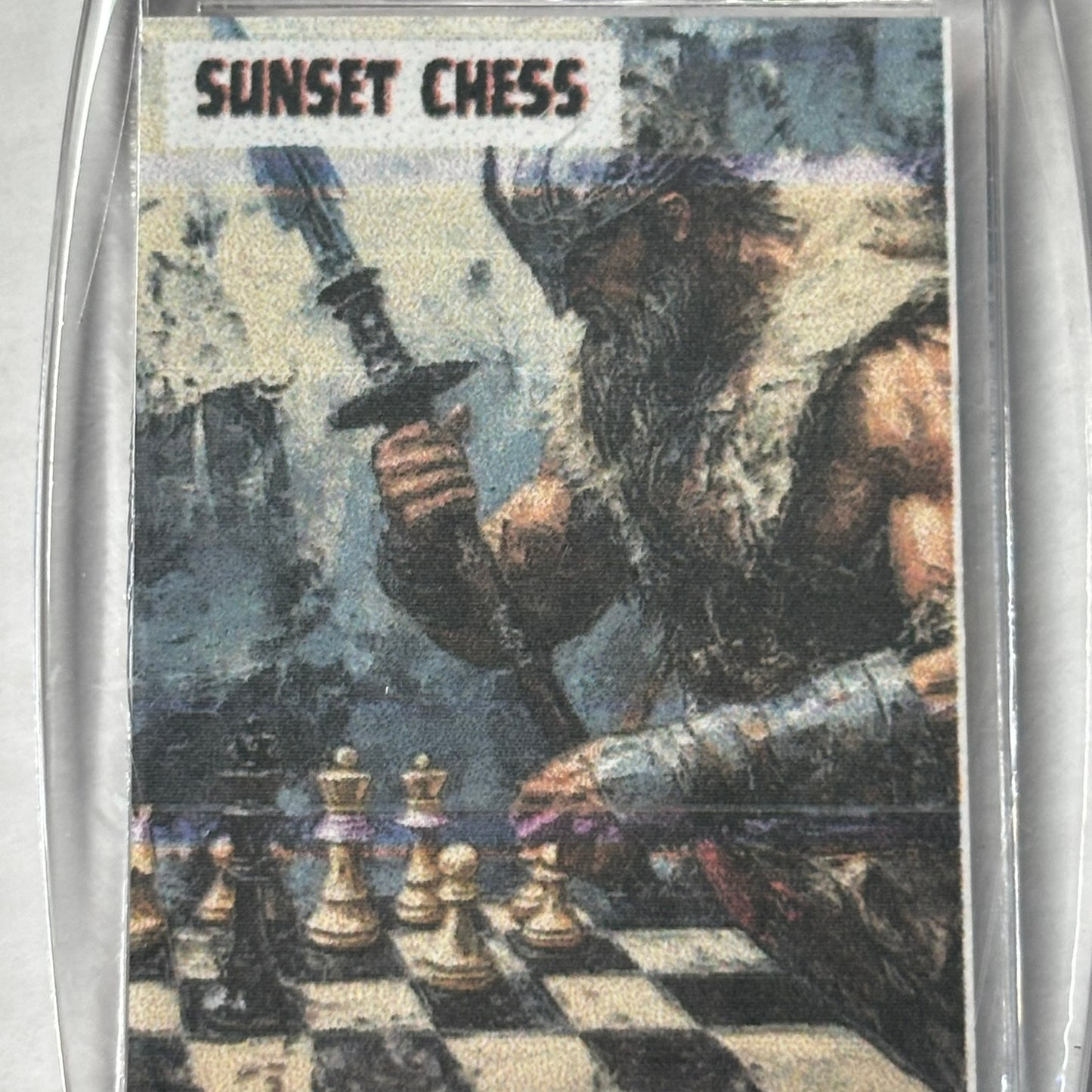 Brave Warrior - Chess  Photo Keychain