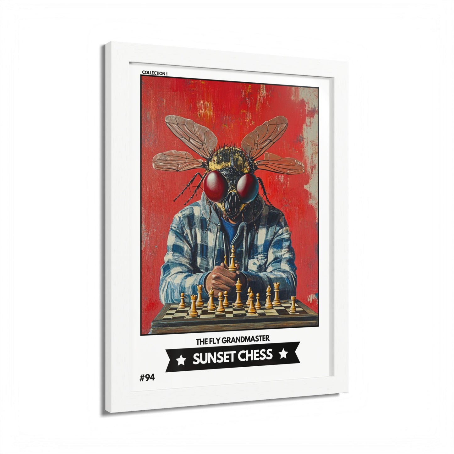 Copy of Copy of Season 1 - Collection 1 Card #94 - Sunset Card Poster Framed 12"x16"