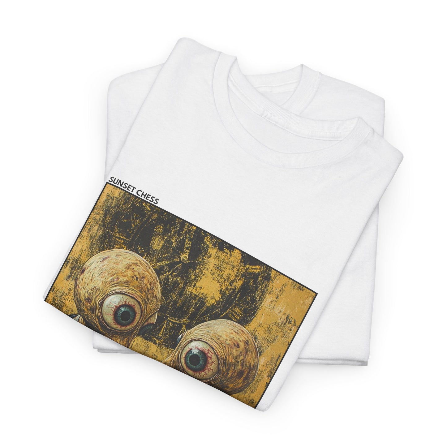 No Blinking - White Chess T Shirt