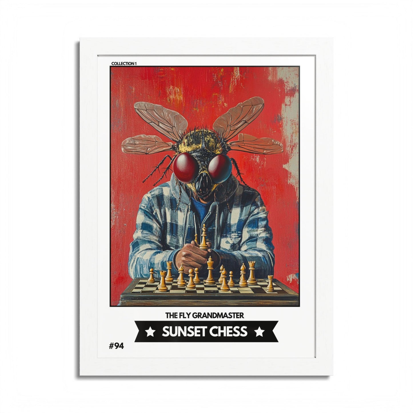 Copy of Copy of Season 1 - Collection 1 Card #94 - Sunset Card Poster Framed 12"x16"
