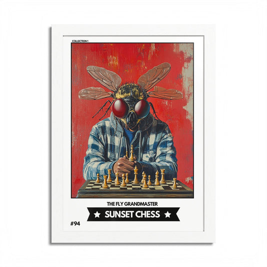Copy of Copy of Season 1 - Collection 1 Card #94 - Sunset Card Poster Framed 12"x16"