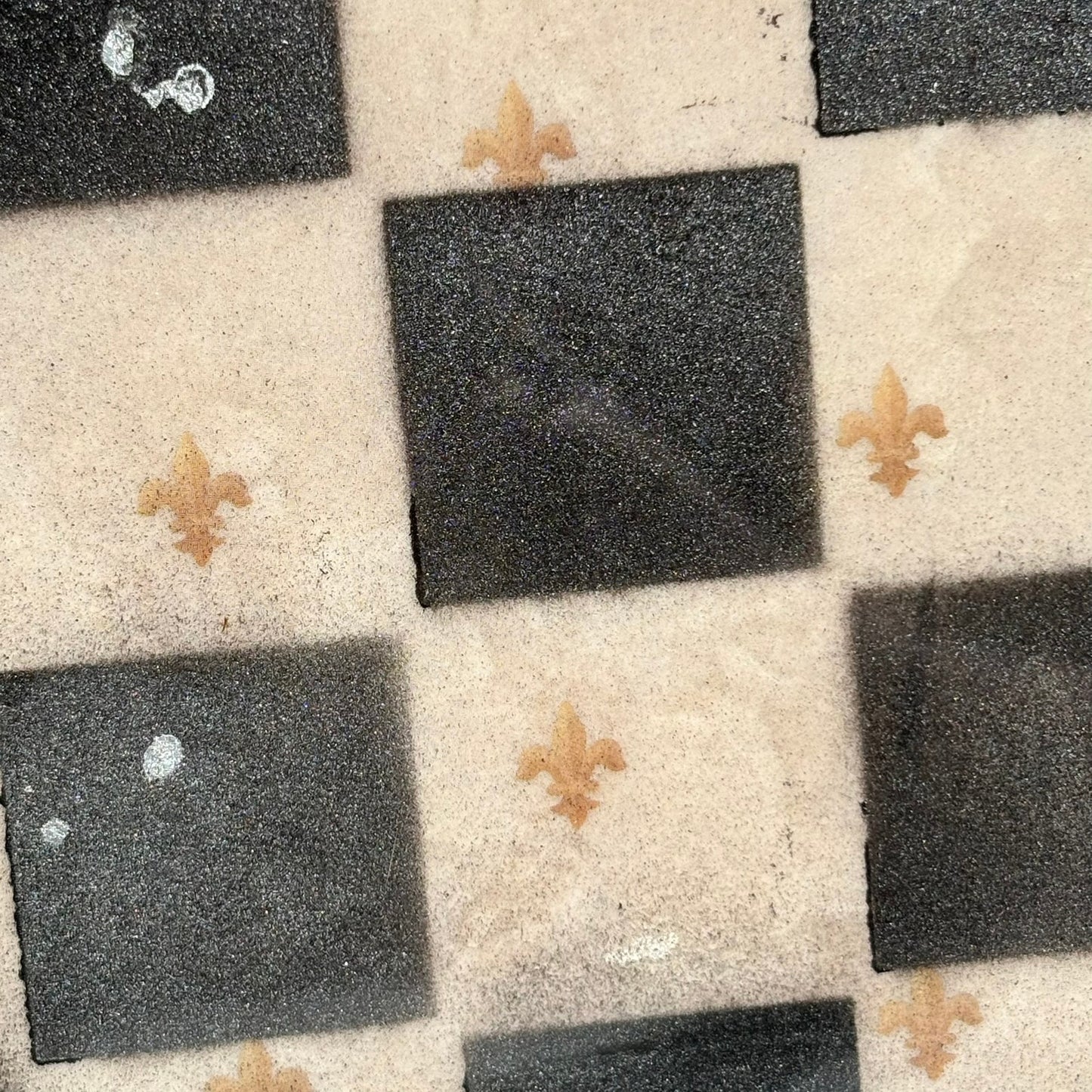 Old Cream - Resin Coated Chess Board