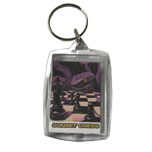 Purple SLither - Chess  Photo Keychain