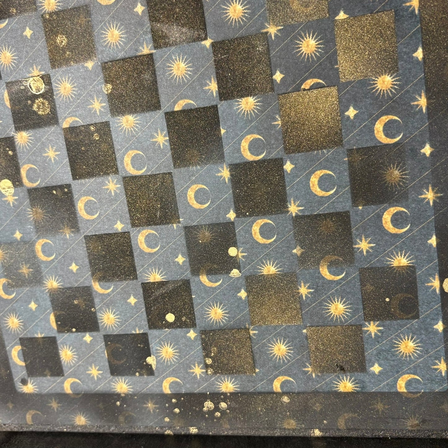Moon Night - Scrapbook Chess Board