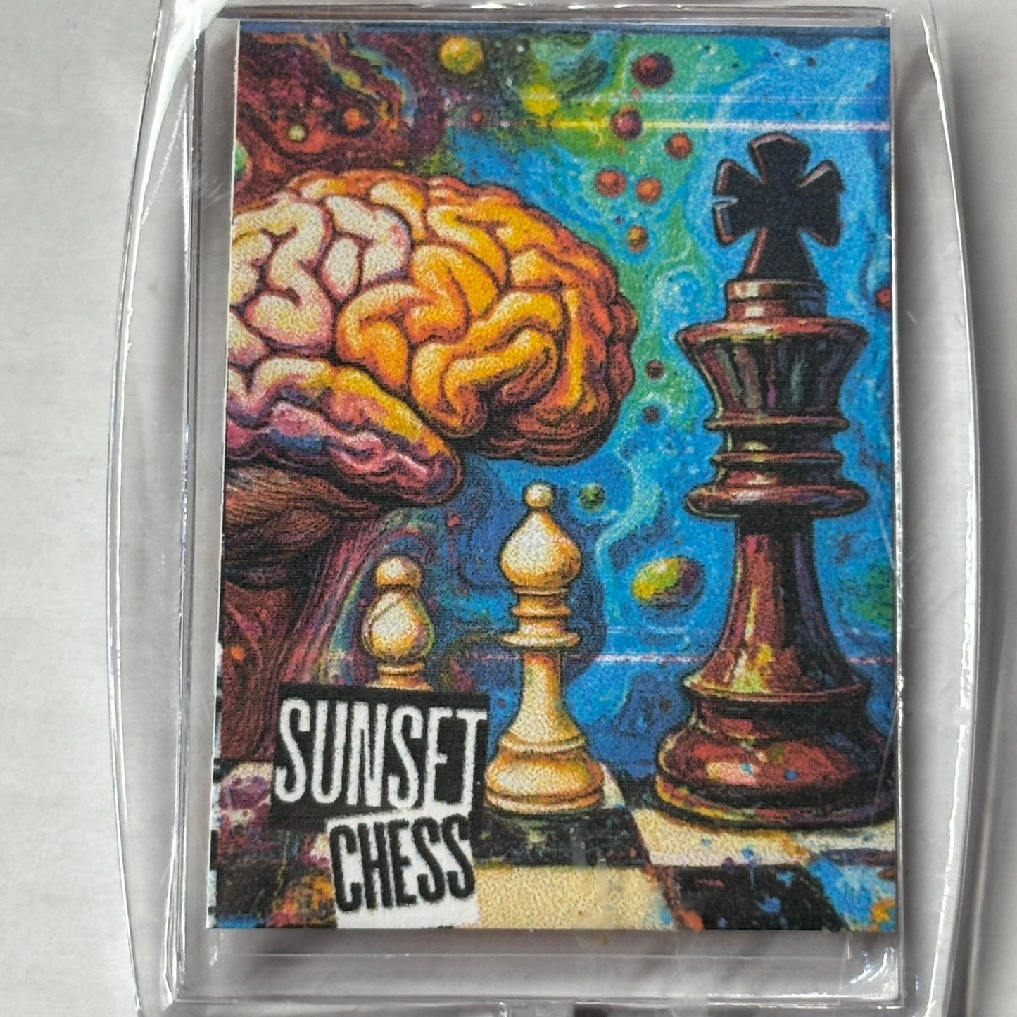 The Brains - Chess  Photo Keychain