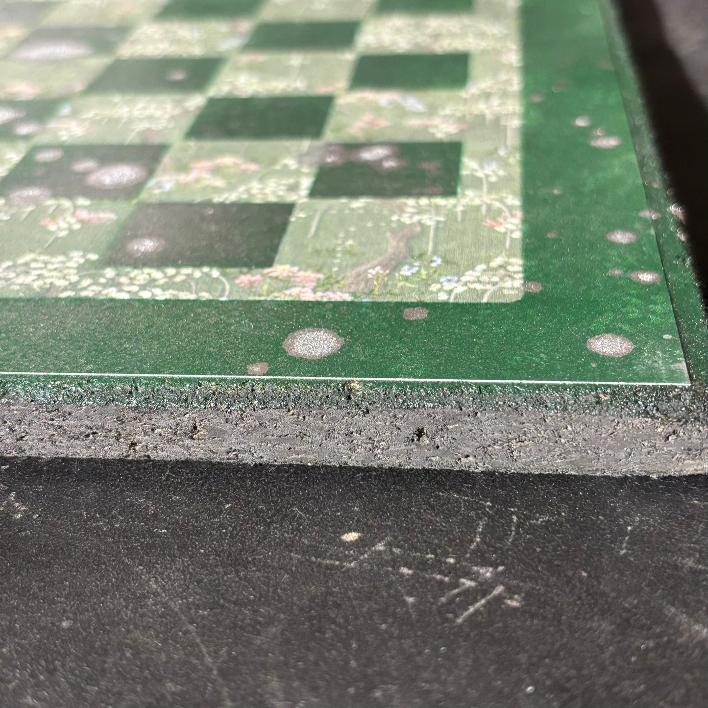 Chrome Mist Green - Scrapbook Chess Board
