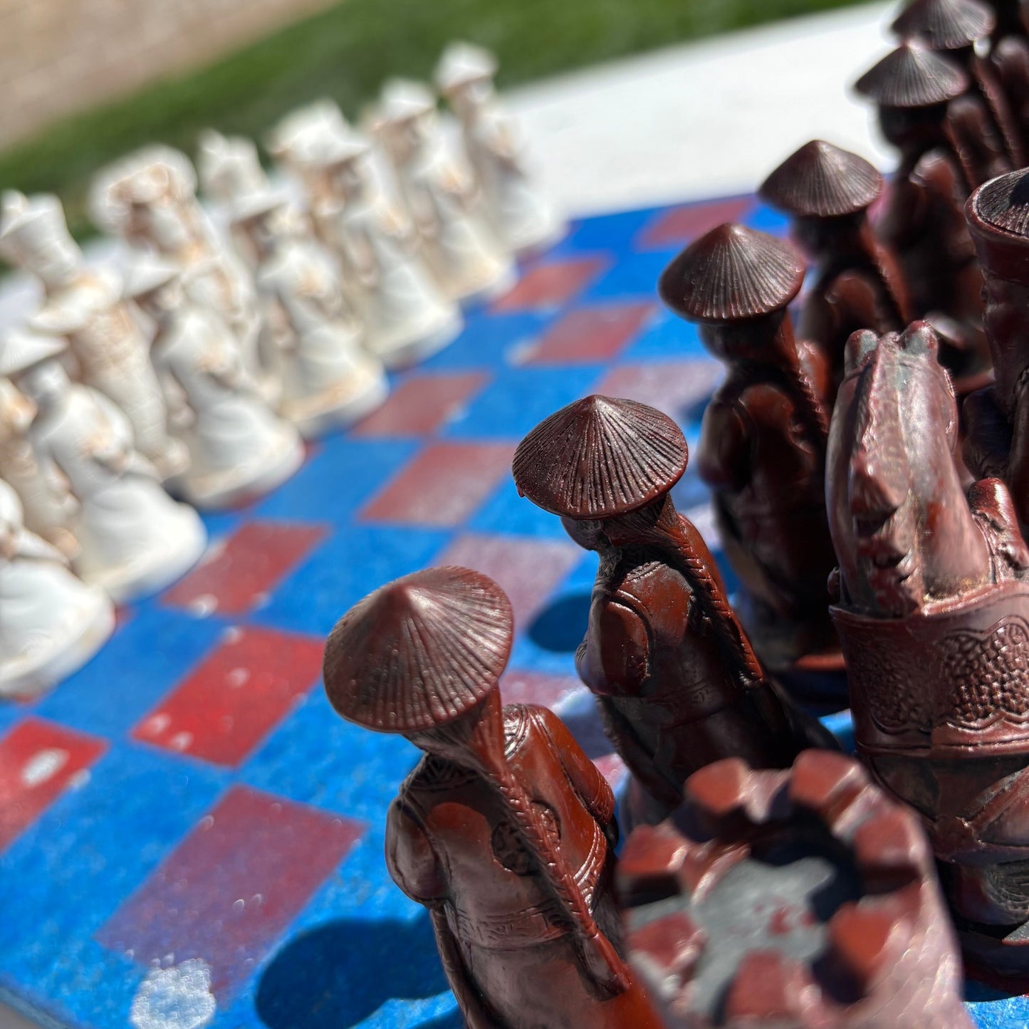 Space Red/Blue - Chinese Edition Chess Set