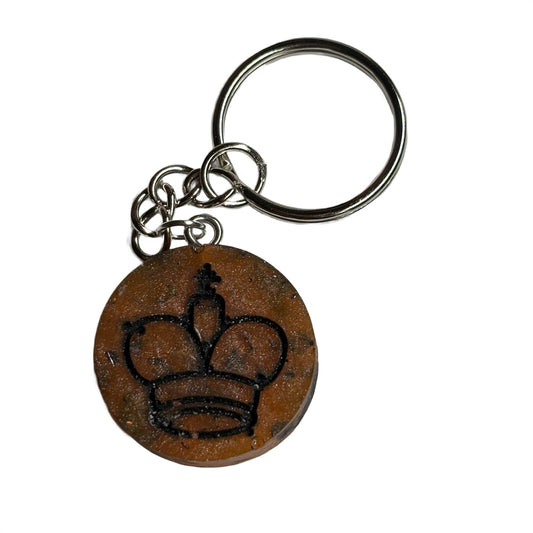 Tiger Orange King - Handmade Resin Keychain